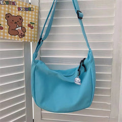 Women Shoulder Bag Solid Harajuku All-match Multifunction Large Capacity