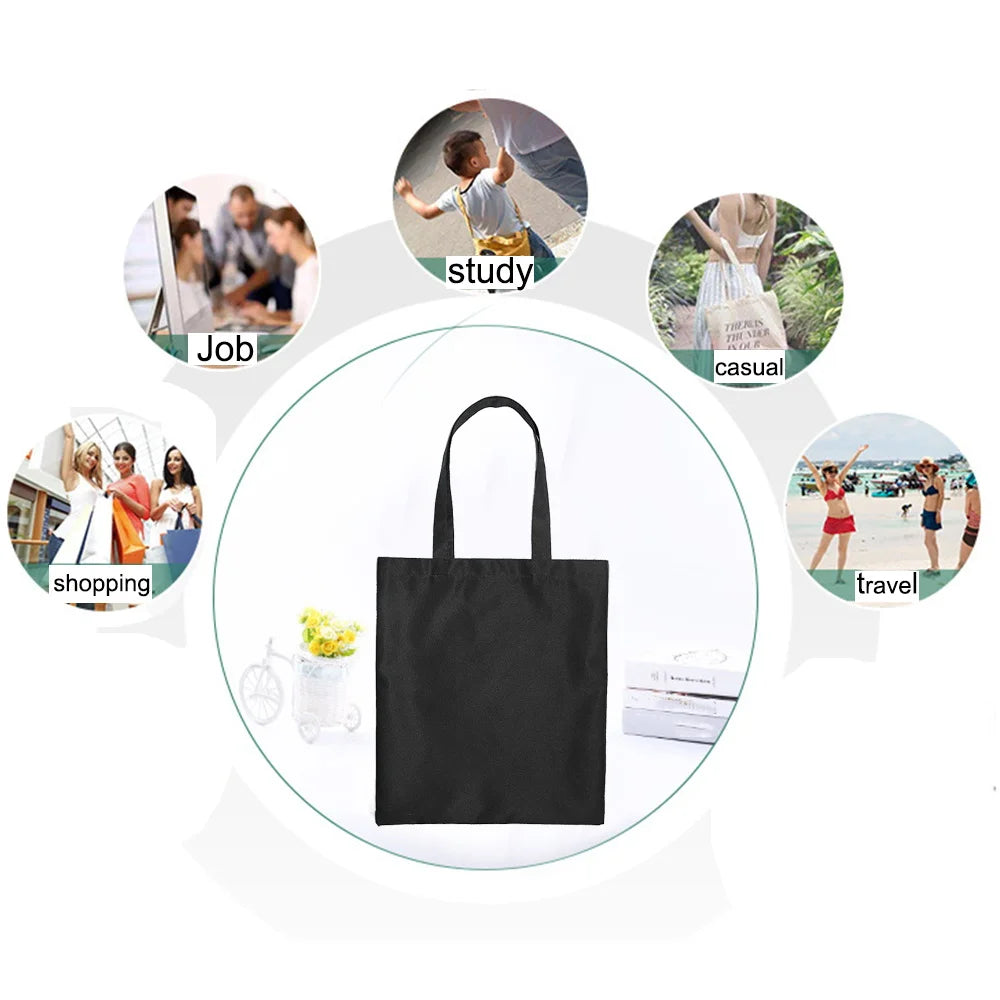 Women Shoulder Bag Canvas Bag Harajuku Shopping Bags Casual Handbags