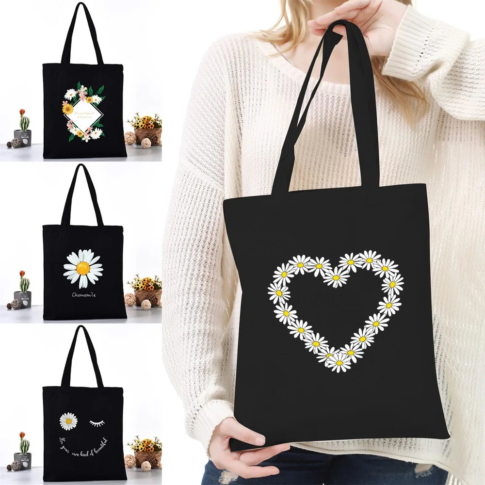 Women Shoulder Bag Canvas Bag Harajuku Shopping Bags Casual Handbags
