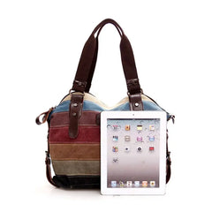 Canvas Shoulder Bag Women Crossbody Tote Handbag Purse Messenger