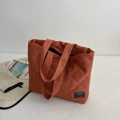 Women Shoulder Bag Casual Ladies Handbag Oxford Cloth Tote Bag