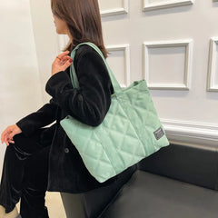 Women Shoulder Bag Casual Ladies Handbag Oxford Cloth Tote Bag