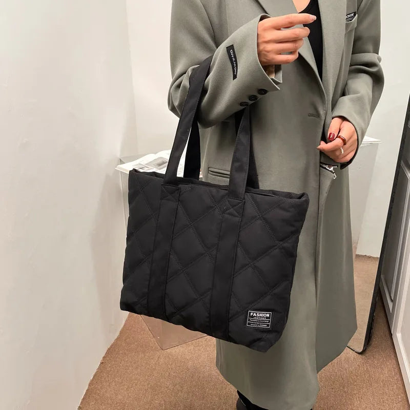 Women Shoulder Bag Casual Ladies Handbag Oxford Cloth Large Capacity Tote Bag