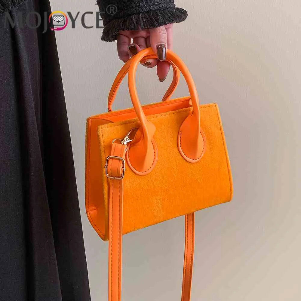 Women Shoulder Bag Casual Zipper Small Female Clutch Solid Flocking PU Leather