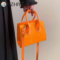 Casual Zipper Small Satchel Bag for Daily Travel