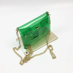 Clear Transparent Crossbody Bag Small Flap Phone Stadium Approved
