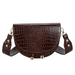 Crocodile Pattern Shoulder Bag Crossbody Bag for Women