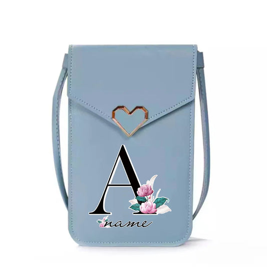 Women Shoulder Bag Touch Screen Cell Phone Purse Leather Crossbody Handba