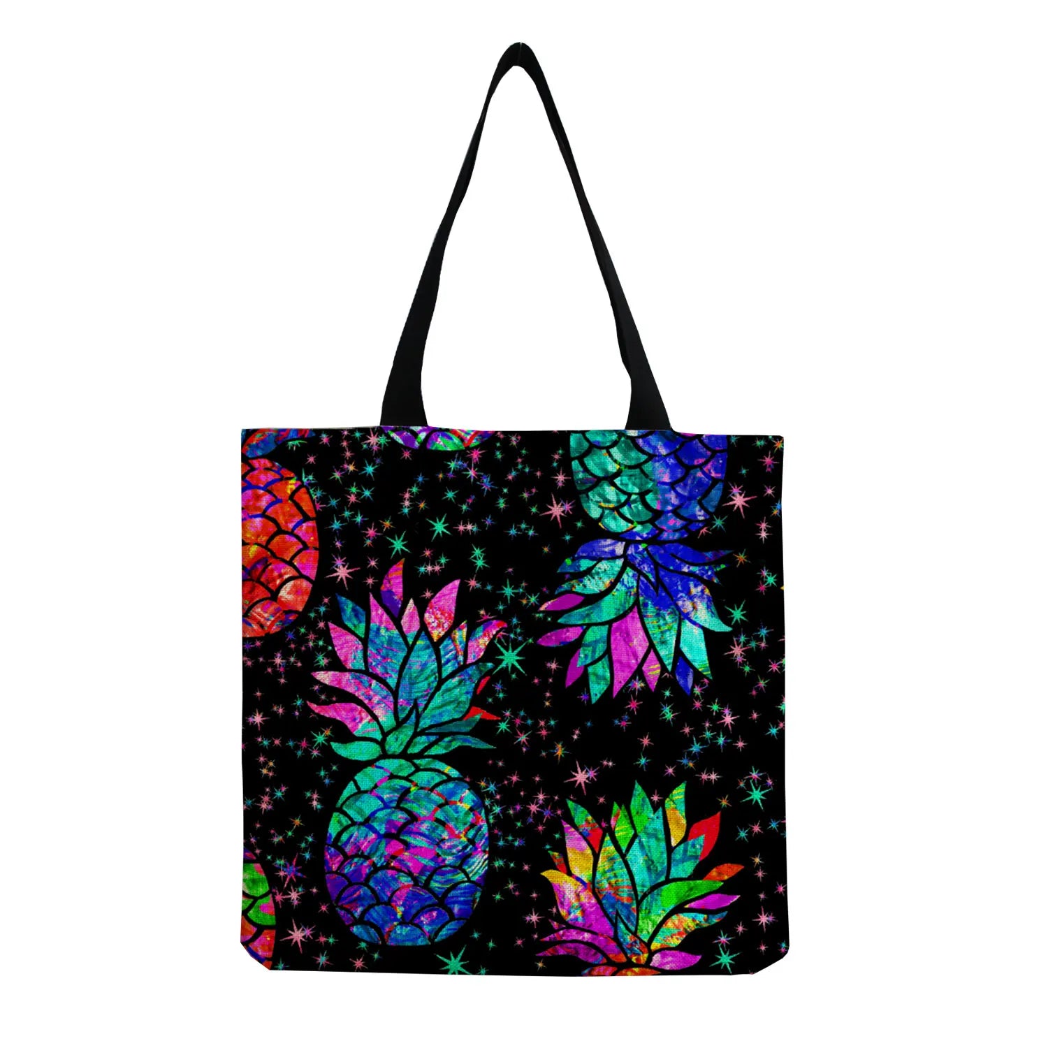 Customizable Colorful Print Shoulder Bag