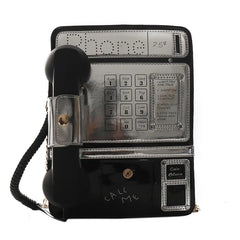 Cartoon Phone Shape Shoulder Bag Chain Crossbody Bag