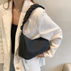Women Shoulder Bag Petal Shoulder Handbags Armpit Strap Female Hobos Bag