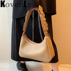 Women Shoulder Bag Petal Shoulder Handbags Armpit Strap Female Hobos Bag
