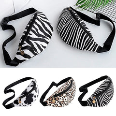 Leopard Print Cow Print Shoulder Bag Diaper Bag Small Backpack