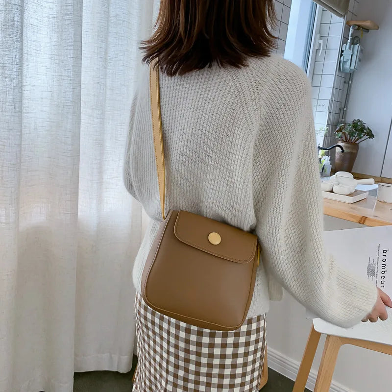 Women Shoulder Bag Lightweight Daily Crossbody Bag Leather Style