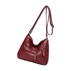 Women Shoulder Bag Large Capacity PU Leather Crossbody Bags Handbag Purse
