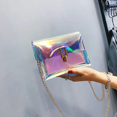 Women Shoulder Bag Laser Transparent Crossbody Bags Messenger Shoulder Beach Bag