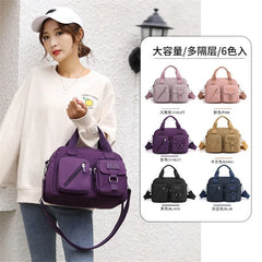 Waterproof Oxford Shoulder Bag Large Capacity Crossbody Handbag