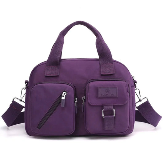Waterproof Oxford Shoulder Bag Large Capacity Crossbody Handbag