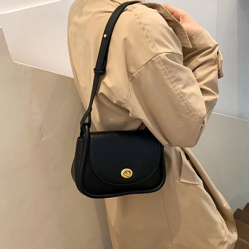 Women Shoulder Bag PU Leather Crossbody Handbags Autumn Winter Small Messenger