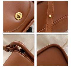 Women Shoulder Bag PU Leather Crossbody Handbags Autumn Winter Small Messenger