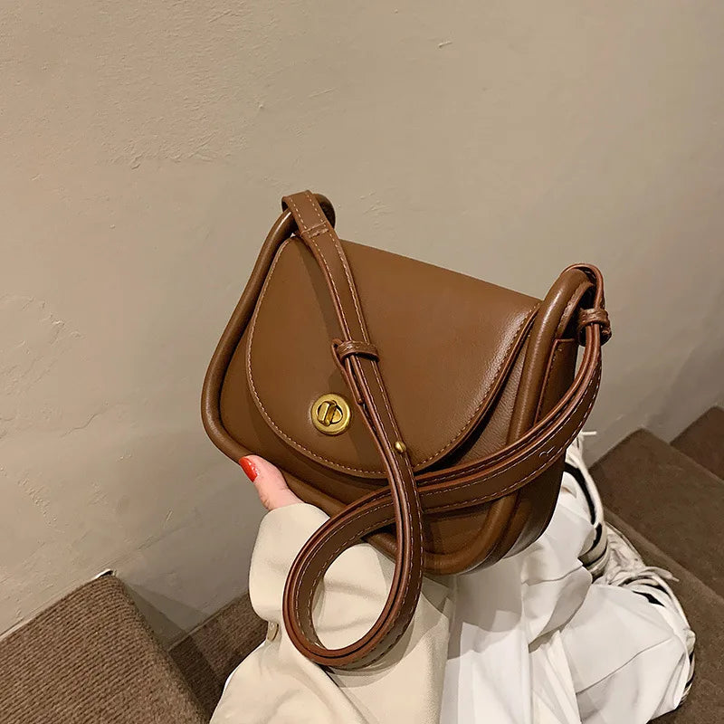 Women Shoulder Bag PU Leather Crossbody Handbags Autumn Winter Small Messenger