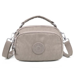 Casual Canvas Shoulder Bag Zipper Crossbody Handbag
