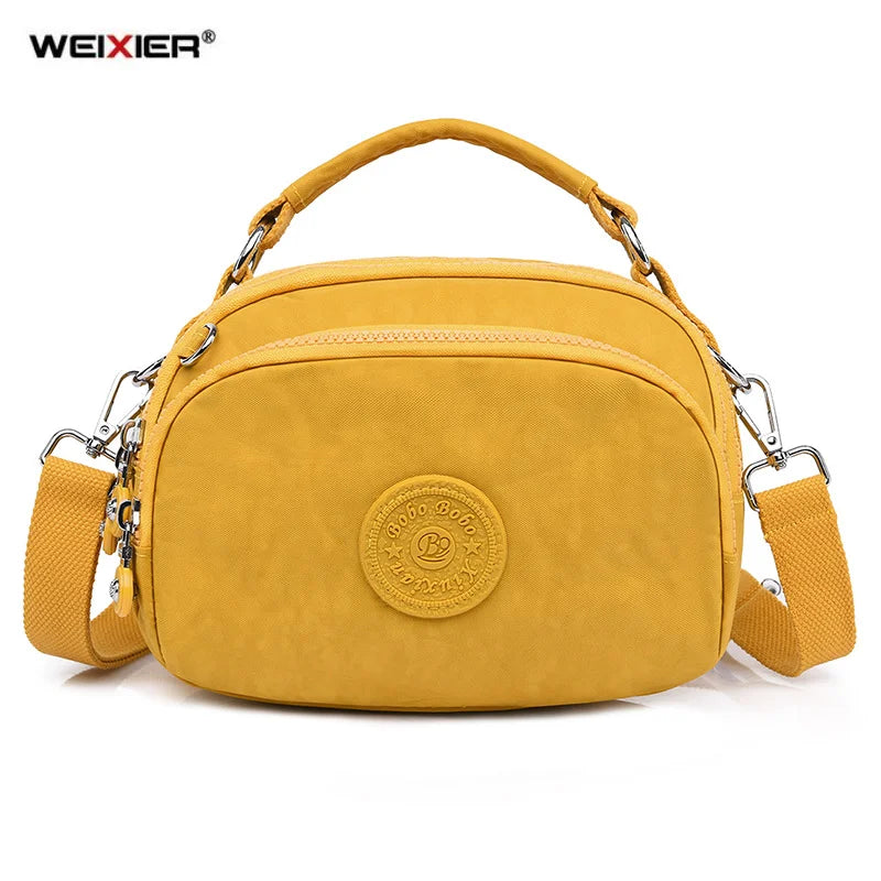Women Shoulder Bag Casual Tote Outdoor Canvas Handbag Zipper Messenger Crossbody