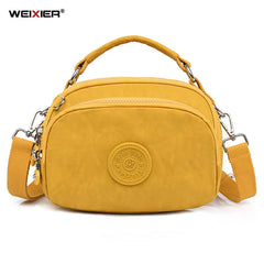 Women Shoulder Bag Casual Tote Outdoor Canvas Handbag Zipper Messenger Crossbody