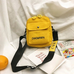 Women Shoulder Bag Casual Tote Outdoor Canvas Handbag Zipper Messenger