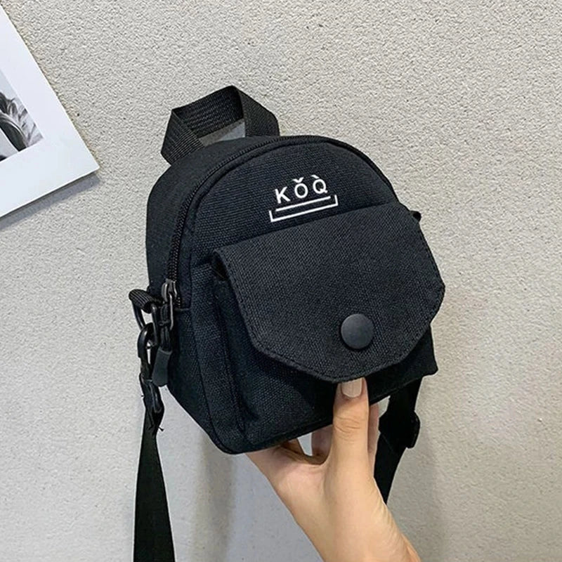 Canvas Shoulder Bag Casual Tote Handbag Zipper Messenger Sac Main Femme