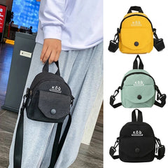Canvas Shoulder Bag Casual Tote Handbag Zipper Messenger Sac Main Femme