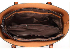 Oil Wax Leather Women Shoulder Bag Large Capacity Tote Bag
