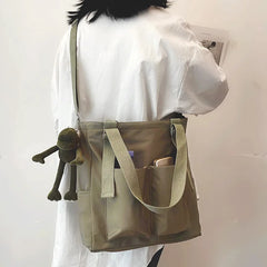 Waterproof Shoulder Bag for Women with Large Capacity Zipper Tote