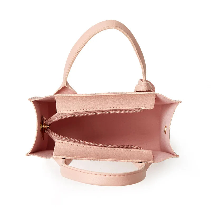 Women Shoulder Bag Mini Handbags PU Leather Crossbody Messenger Zipper
