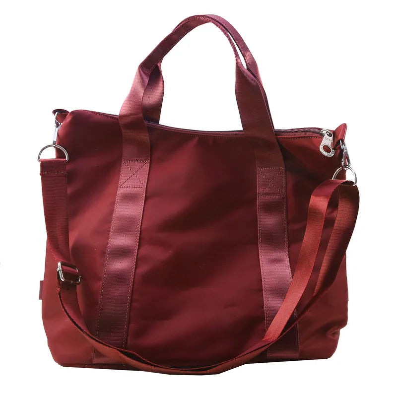 Nylon Waterproof Lady Purse Handbag Large Capacity Crossbody Bag