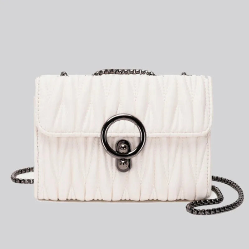 Women Shoulder Bag French Diamond Square Handbag Bolsas