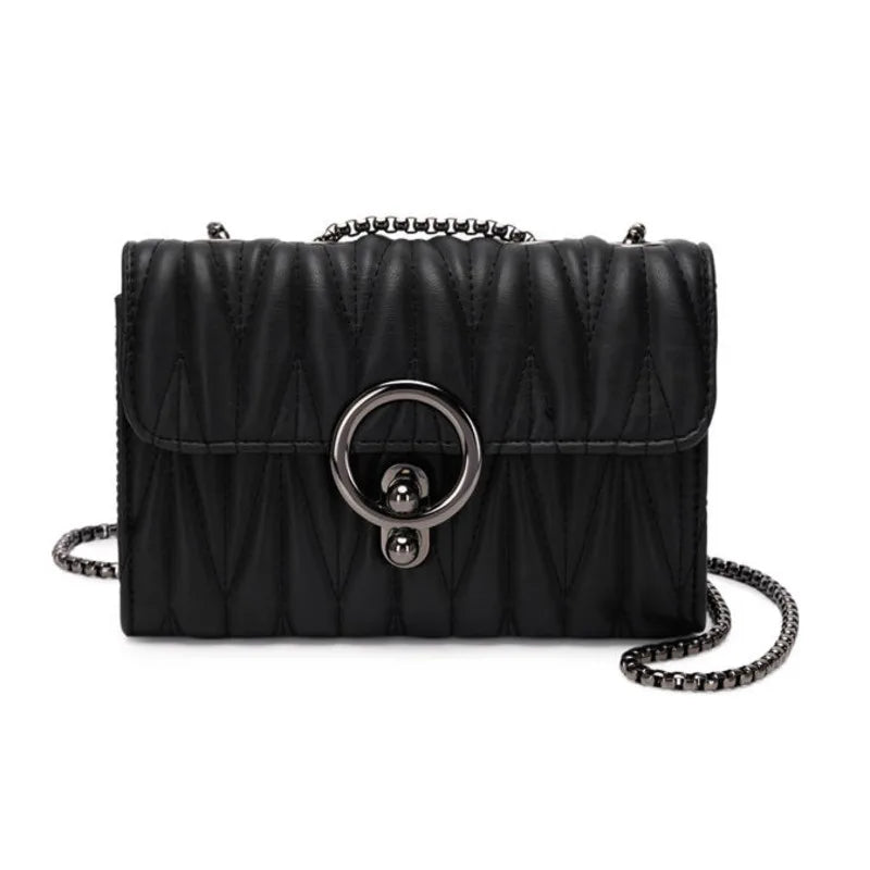 Women Shoulder Bag French Diamond Square Handbag Bolsas