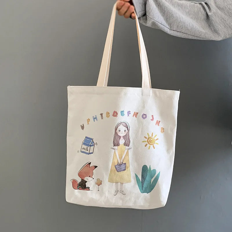 Canvas Shoulder Bag for Women One Shoulder Style