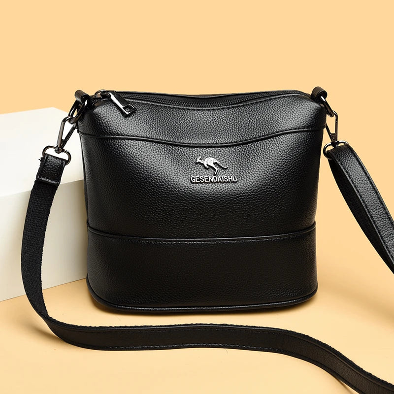 Leather Crossbody Bags for Women Small Purses and Handbag