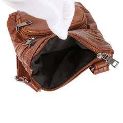 Vintage Soft Pu Leather Shoulder Bag for Women