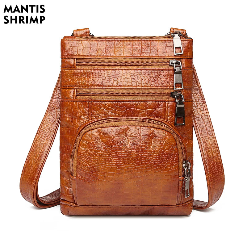 Vintage Soft Pu Leather Shoulder Bag for Women