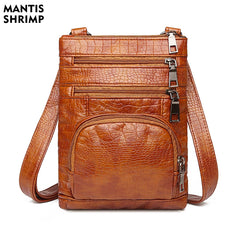 Vintage Soft Pu Leather Shoulder Bag for Women