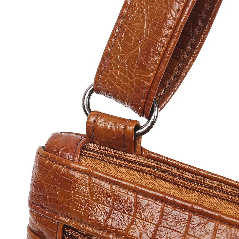 Vintage Soft Pu Leather Shoulder Bag for Women