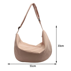 Women Shoulder Bag Hobos Solid Crossbody Bag Large Capacity Casual