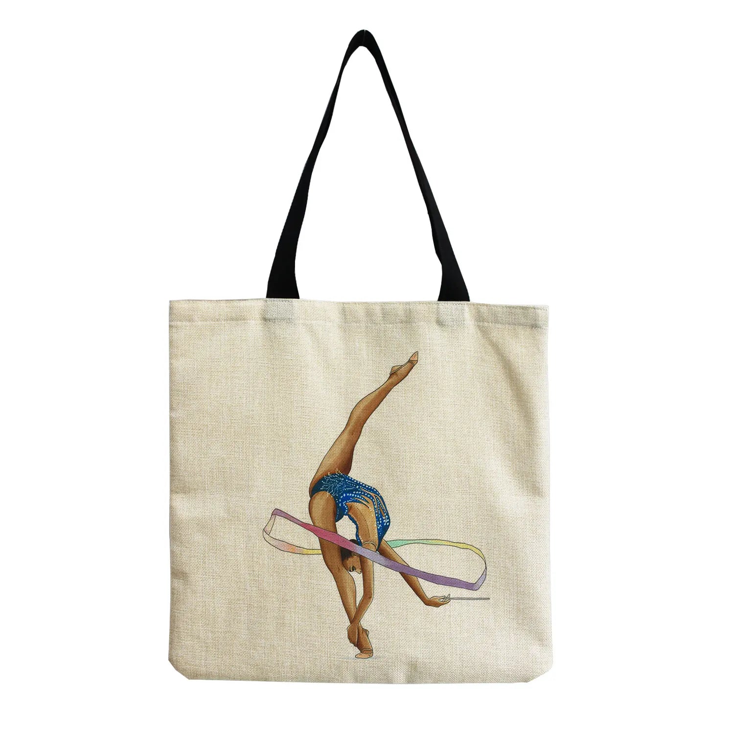 Print Handbag Rhythmic Gymnastics Shoulder Bag Large Capacity