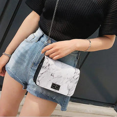 Marble Pattern Handbags Women Shoulder Bag