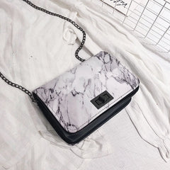 Marble Pattern Handbags Women Shoulder Bag