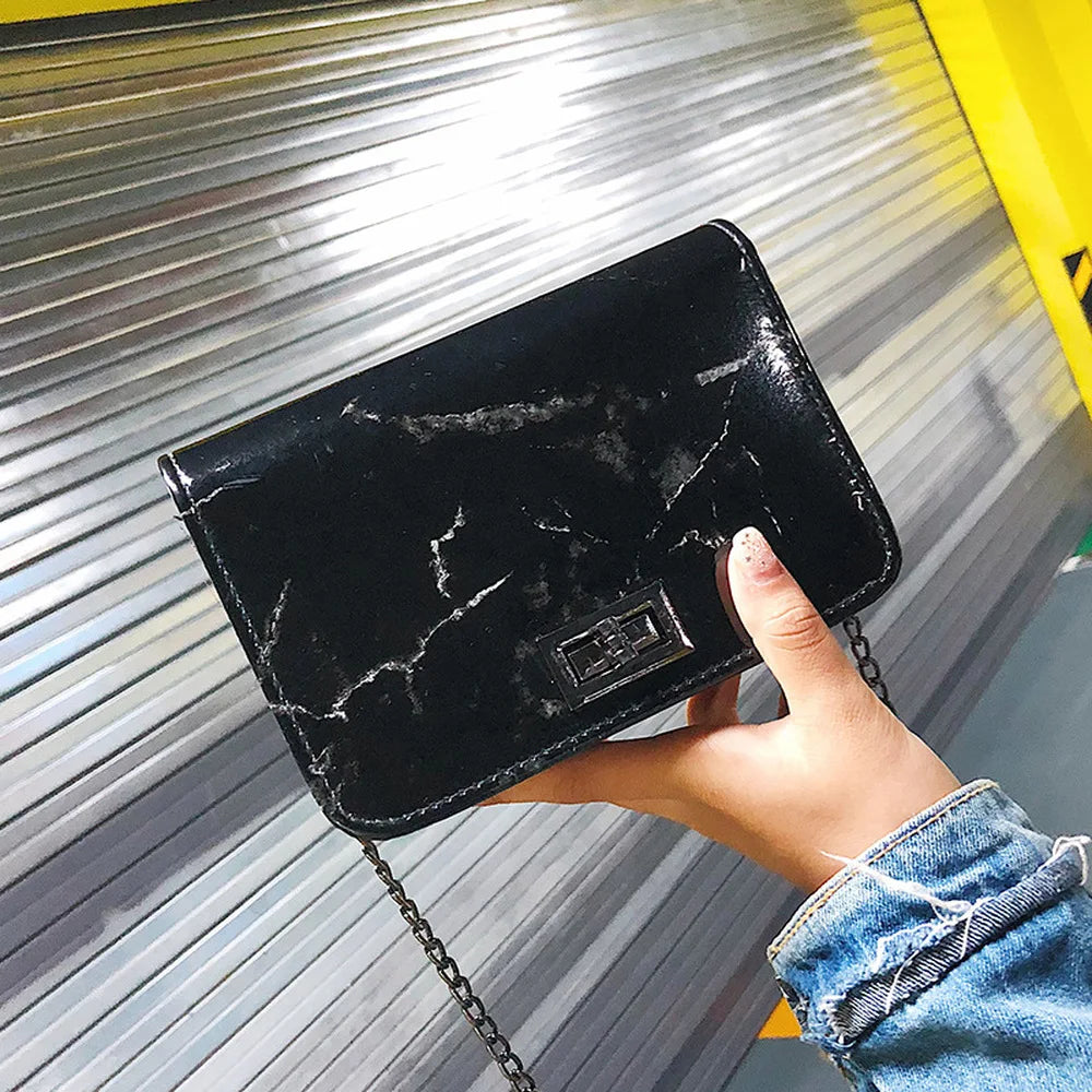 Marble Pattern Handbags Women Shoulder Bag