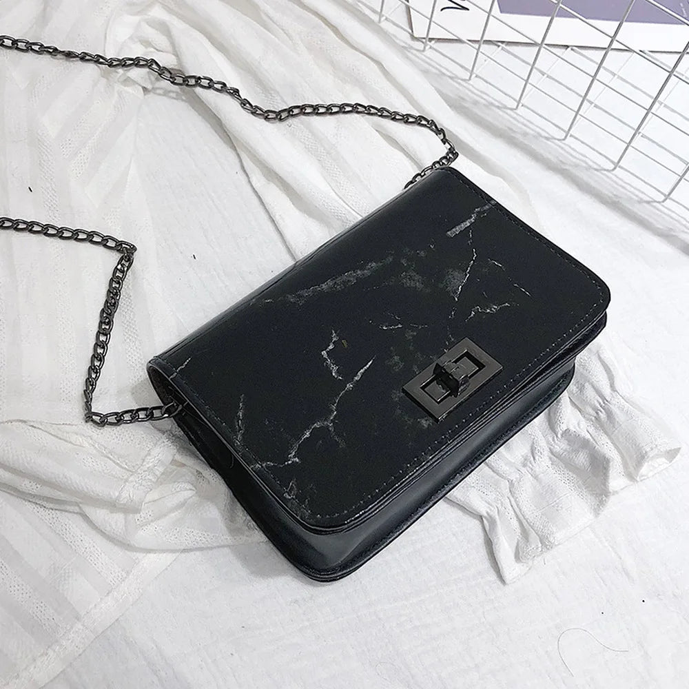 Marble Pattern Handbags Women Shoulder Bag