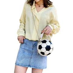 Women Shoulder Bag Ball Shape Crossbody Bag for Traveling Shopping